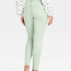 Mint Acid Wash High Rise Skinny Jeans 🧚🏼‍♀️✨
